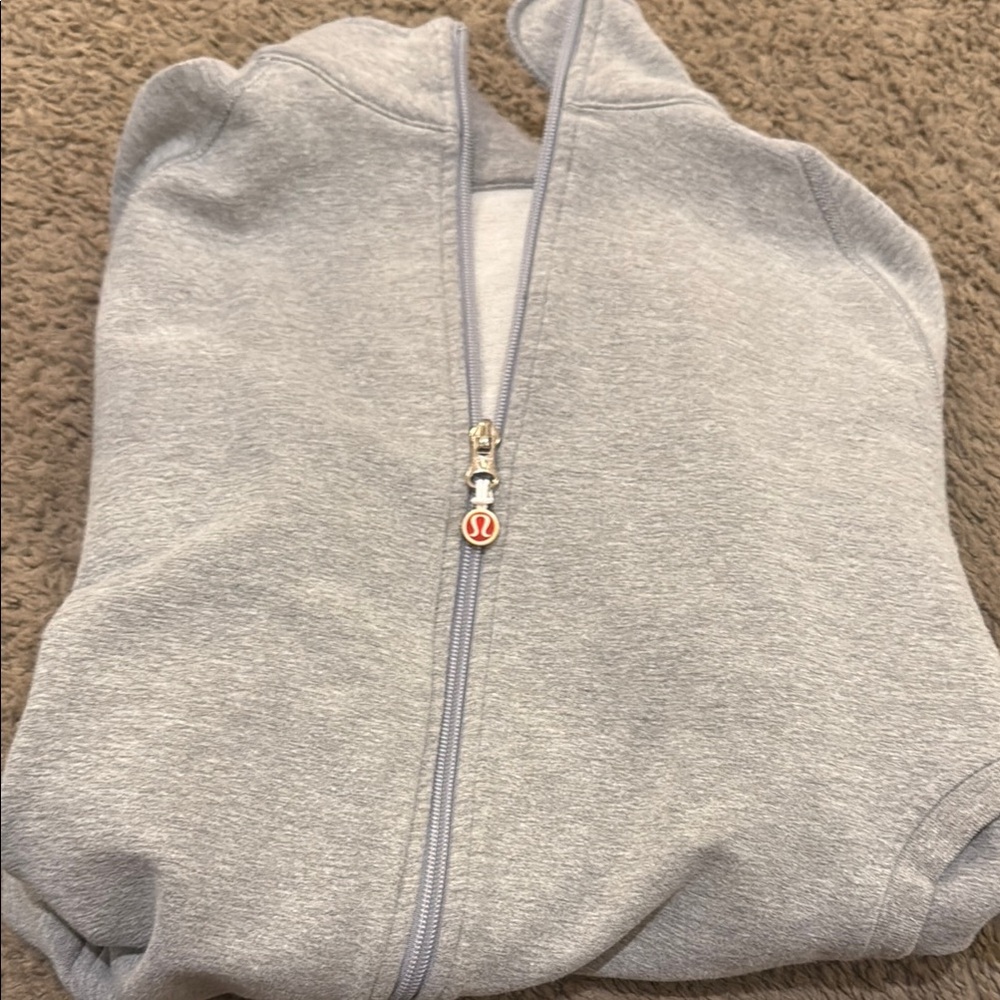 Lululemon Gray Zip-Up Hoodie